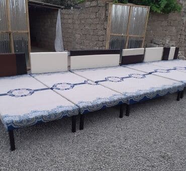 Çarpayı təzə Hazırı var Çatdırılma var 1 nəfərlik 50 manat 2 nəfərlik