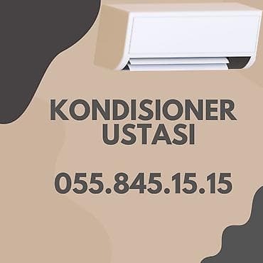 Təmir, Split kondisionerlər, Quraşdırılma, Zəmanətlə