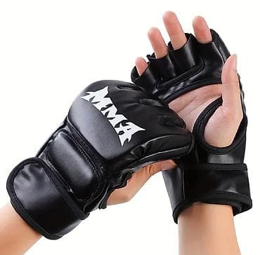Əlcəklər: MMA döyüş əlcəkləri – barmaq uclu açıq dizayn - Növ: MMA/qarışıq — 1