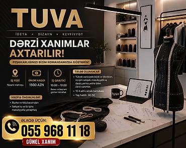 tap az derzi isi: 👗 DƏRZİ VAKANSİYASI TUVA brendi peşəkar və işinə məsuliyyətlə yanaşan — 1