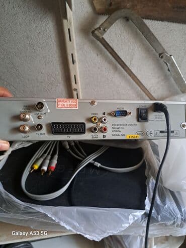холодильник бу: Neosat DVB Digital Peyk Qəbuledicisi. Gümüşü rəngdə olan bu cihaz — 6