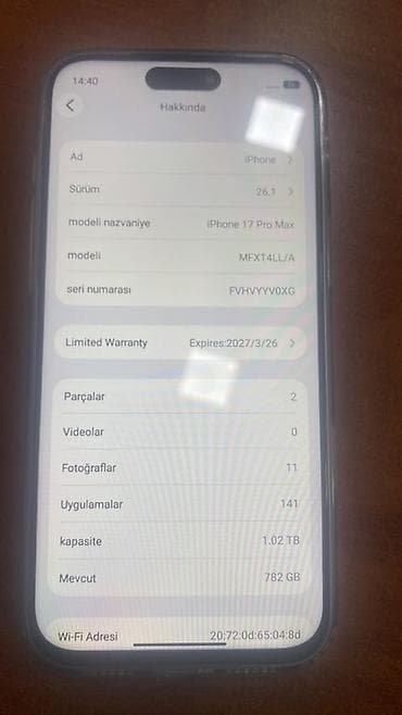 iphone x irshad telecom: IPhone 17 Pro Max — 3