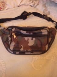 Kəmər çantası – kamuflyaj naxışlı - Material: möhkəm parça, suda