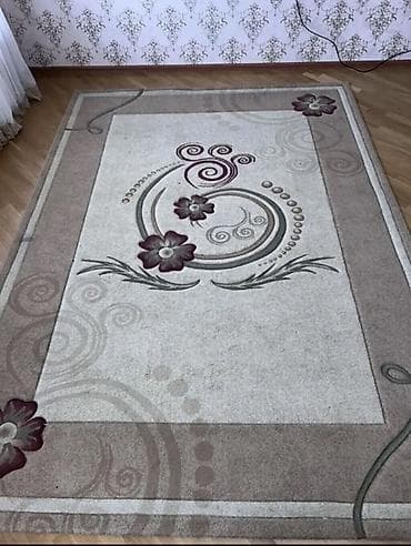 xalç: Turk xalcasi Hundurluk-3.50 Eni-2.50 Xalça – klassik naxışlı, krem — 1