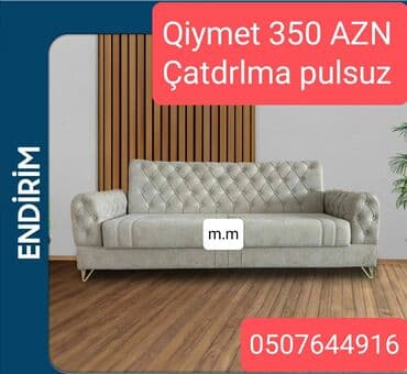 mətbəx ucun divan: Divan, Yeni, Açılan, Bazalı, Vеlur parça, Şəhərdaxili pulsuz çatdırılma — 6