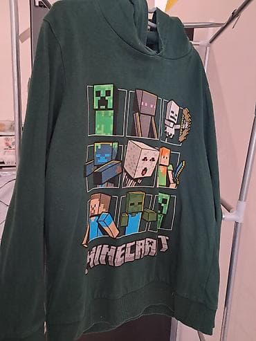 qirmizi kofta: Uşaq üçün 4 ədəd uzunqol sweatshirt dəsti - Tünd mavi sweatshirt: Ön — 5