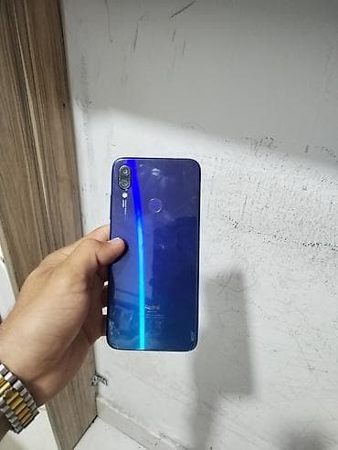 rog ally x: Redmi Note 7, 32 GB, rəng - Mavi, Qırıq — 2