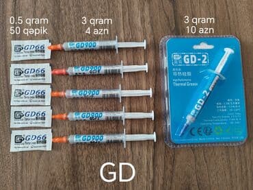 Lexus: Hər növ termopastalar mövcuddur. CPU və VGA üçün tap uyğundur. MX — 2