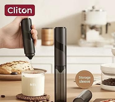 sok aprtı: Cliton portativ süd köpürdücü - Yüksək güclü motor: qəhvə, kapuçino — 1