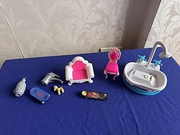 Игровые наборы: Uşaq üçün böyük kolleksiya – miniatür oyuncaq aksesuarları və mebel — 10