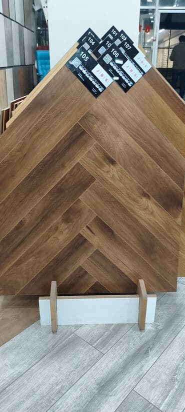 Parket: Herringbone (balıqqulağı) naxışlı döşəmə örtükləri – müxtəlif odun — 2