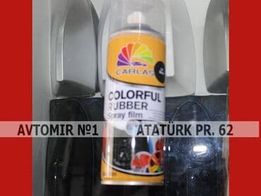 запчасти для авто: Rezin kraska bundan başqa hər növ avtomobi̇l aksessuarlarinin — 1