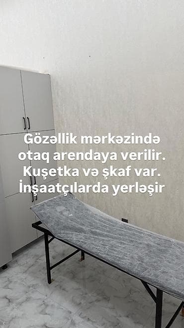 inşaatçilar: Mərkəz inşaatçılarda yerləşir.Gözəllik mərkəzində otaq icarəyə — 1