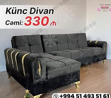 divan cay evi ucun: Künc divan, Yeni, Açılan, Bazalı, Parça, Şəhərdaxili pulsuz çatdırılma — 1