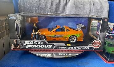 Коллекционная модель Toyota Supra A80 Orange 1995 Jada Toys Art