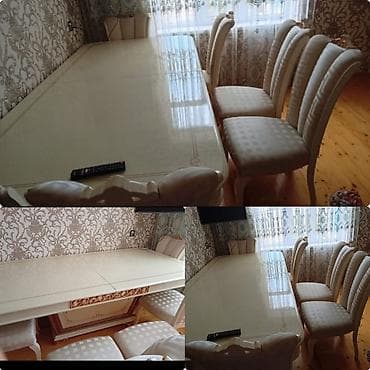 Masa desti. 440azn . 8 stulla. Fabrik istehsalı. Yaxşı veziyyetde — 1