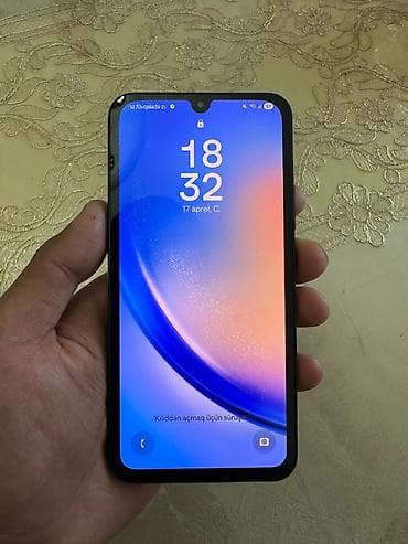 Samsung Galaxy A34 5G, 128 GB, rəng - Qara, İki sim kartlı