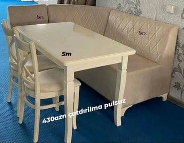 mətbəx ucun divan: *Sifarişlə hazırlanır* ✔️Kuxna üçün stol stul dəsti✨✨. 2 stul 1 — 1