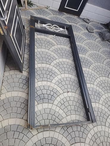 islenmis qapi pencere: Metall giriş qapısı və komplekt çərçivə - Material: qalın metal — 3