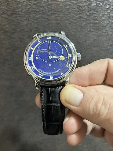 Smart saatlar: Qol saatı, Patek Phillipe, rəng - Mavi — 4