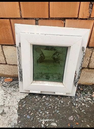 vitraj pencere: PVC qapı‑pəncərə dəsti Məhsul haqqında: - Ağ rəngli PVC profil — 3