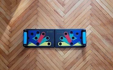 gitara simi: Rəngli istiqamət nişanlaması olan portativ push-up taxtası - İkiqat — 1