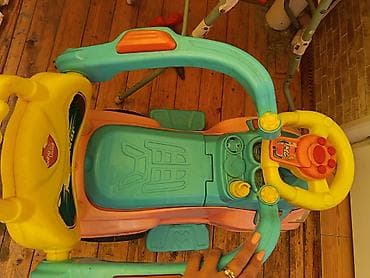 Uşaq üçün ride-on/push maşın - Rənglər: mavi, çəhrayı, sarı və