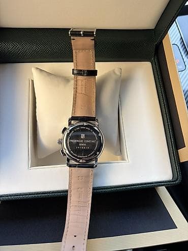 polet saat: Frederique Constant Geneve kişi qol saatı – klassik kronoqraf - — 3
