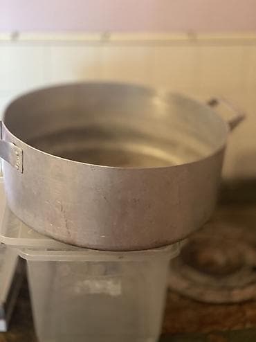 Qazan, rəng - Gümüşü, Alüminium, 5-dən çox l