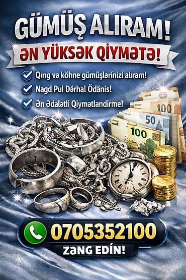 saatlar ucuz: Gümüş məmulatların alışı – ən yüksək qiymətlə! - Qırıq və köhnə — 1
