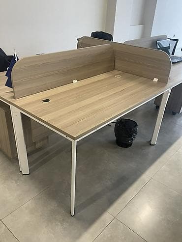 taxta bocka satilir: Ofis üçün böyük masa və tumba — 2