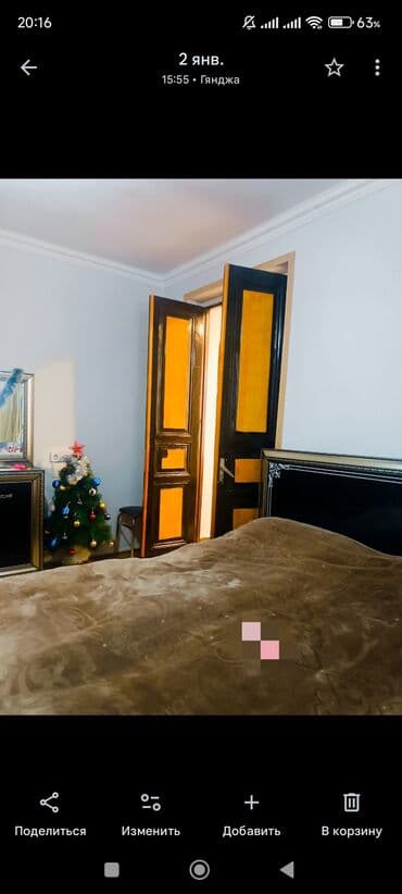 gencede satilan ucuz heyet evleri: 1 otaqlı, 37 kv. m, Orta təmir — 6