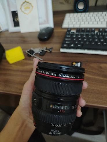 pubg mobile aksesuar: Canon EF 24-105mm f/4 L IS USM zoom obyektiv. Tam kadr (full frame) — 1
