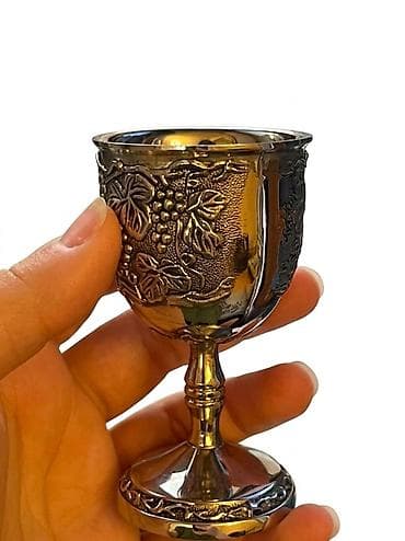 suvenir qablar: Qədəhlər, rəng - Boz, 6 ədədli dəst — 2