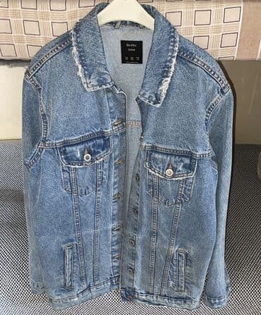 cins pencekler instagram: Джинсовая куртка, Bershka, XS — 1
