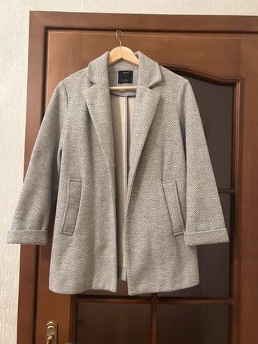 Cinslər: Palto, Bershka, XS, S, rəng - Boz — 1