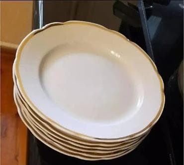 celine: СССР.1964г.
Москва.Б.У.М.

Россия.
Фарфор.

Дм,24,22см.
По,6шт.
Новые — 3