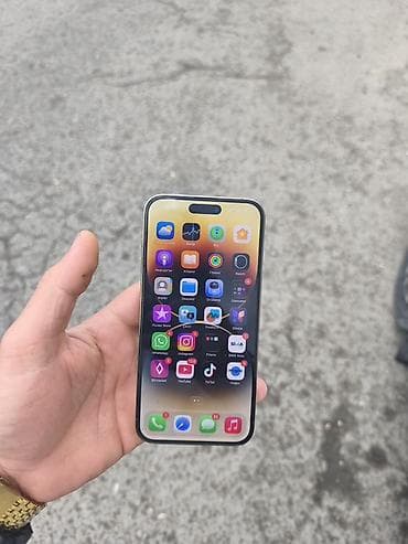 apple display: IPhone 14 Pro Max, 256 GB, Qızılı, Face ID — 10