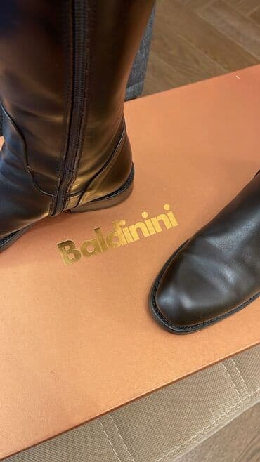 qadın çəkmələri: Çəkmə, Ölçü: 35, rəng - Qəhvəyi, İşlənmiş — 3