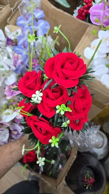 искусственные цветы баку: Şəkildə gördükləriniz 2 azndan başlıyır 5 aznə qədər qiymətlərdir — 5