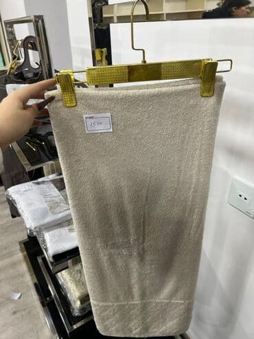 Mətbəx üçün rəng - Boz Pambıq Dəsmal — 2