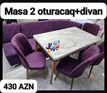 Masa və oturacaq dəstləri