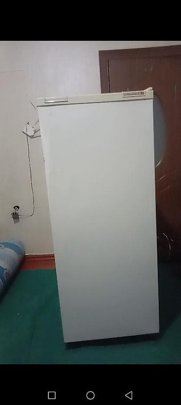 Bir kameralı, üst hissədə dondurucu bölməsi olan məişət soyuducusu