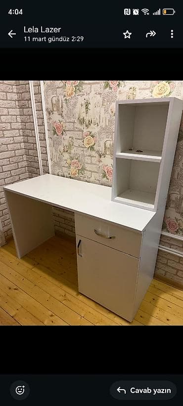 Düz masa, Stulsuz, Polkalı, Siyirməli, Sadə laminat