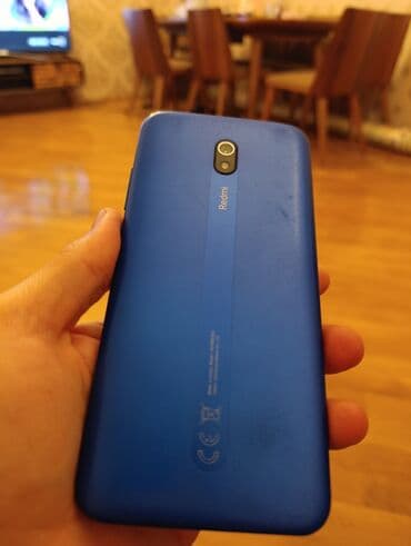 telfonlar işlənmiş: Redmi 8A, 64 GB, rəng - Göy, Qırıq — 1