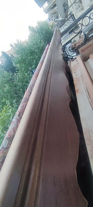 pendir: Taxta karniz – dekorativ dalğalı haşiyəli - Material: massiv taxta — 3