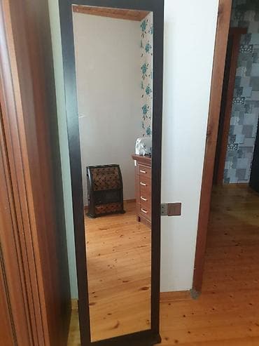 Güzgü Döşəmə üstü, Düzbucaqlı, Çərçivə ilə