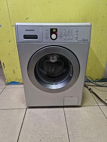 tikis maşınları sederek: Paltaryuyan maşın Samsung, 6 kq, İşlənmiş, Avtomat, Qurutma var, Kredit yoxdur, Ödənişli çatdırılma — 2