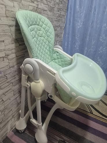 Yemək masaları, oturacaqları: Uşaq yemək stulu - Rahat və ergonomik dizayn: yumşaq, quilted dəriyə — 1