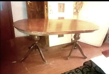 Masalar: Klassik masa, Açılmayan, Taxta, Oval masa — 1